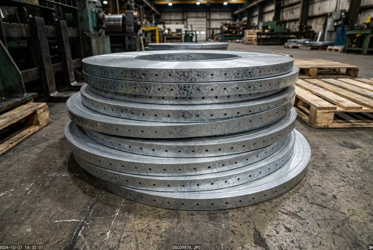 Perforated coil