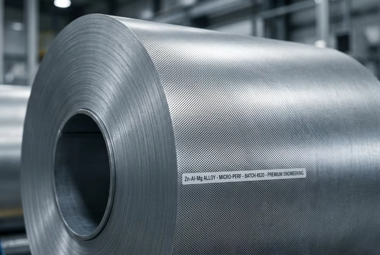 Zn-Al-Mg Perforated Coil