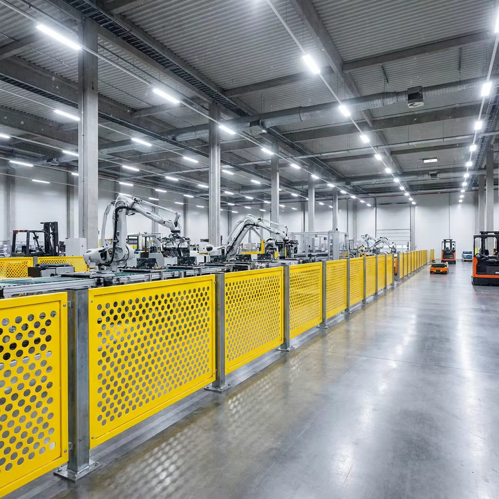 Perforated Metal Safety Fencing