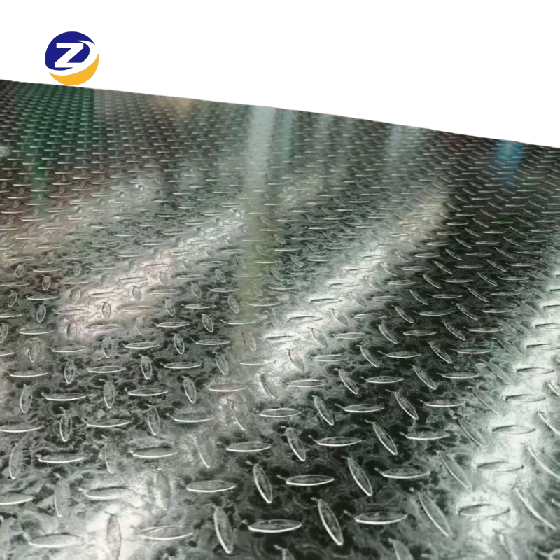 Patterned steel plate
