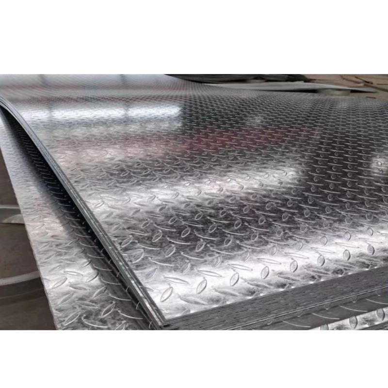 Patterned steel plate